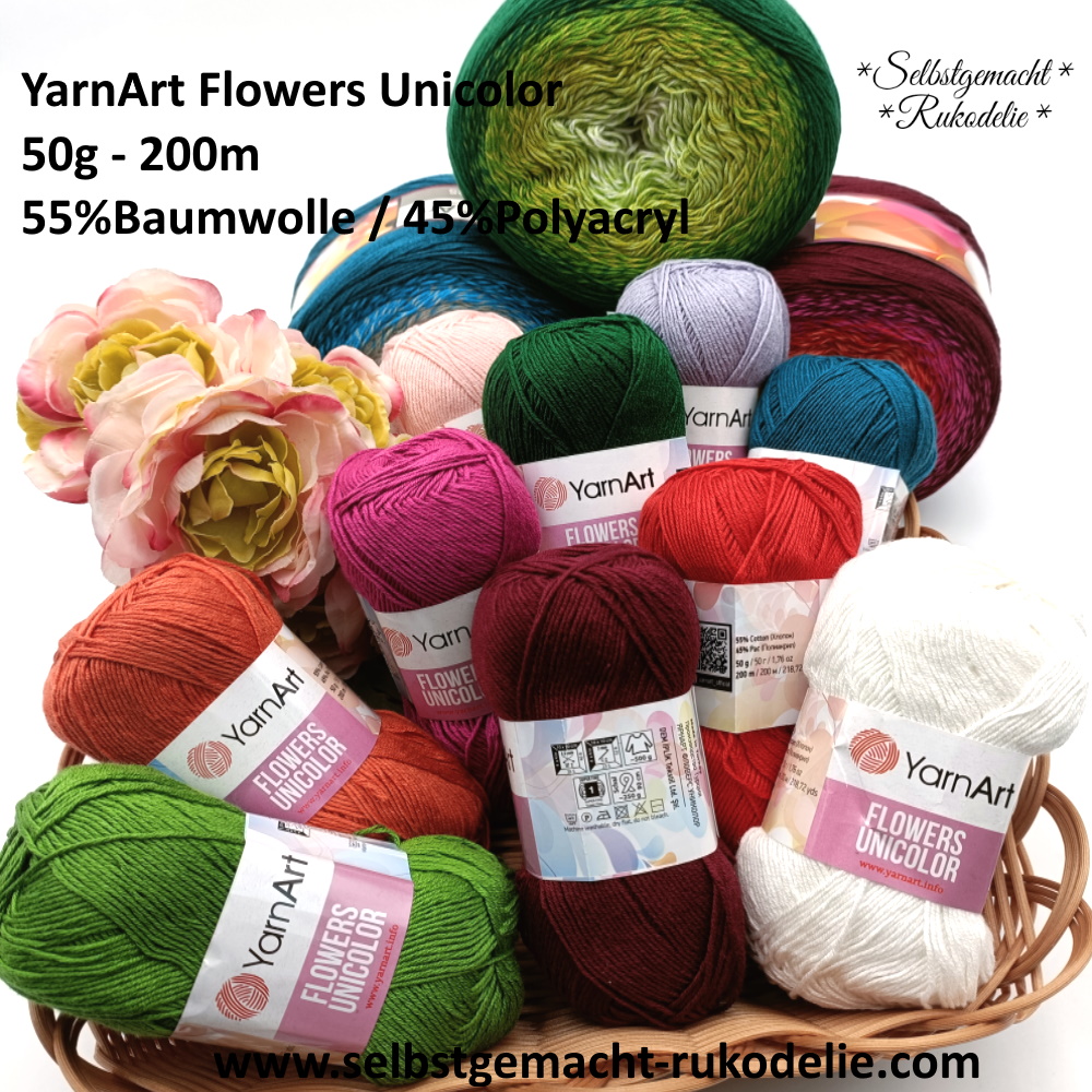 YarnArt Flowers Unicolor